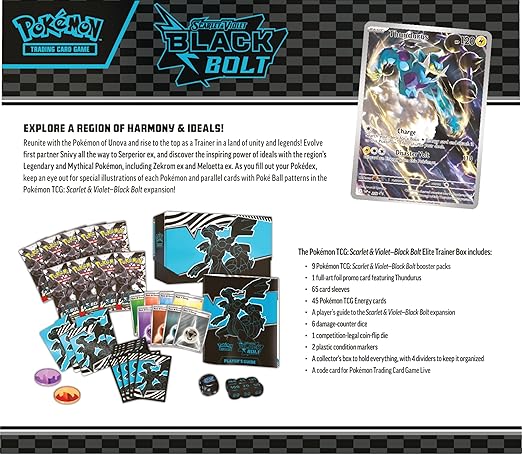Black Bolt Elite Trainer Box - ETB (Ingles) - Image 3