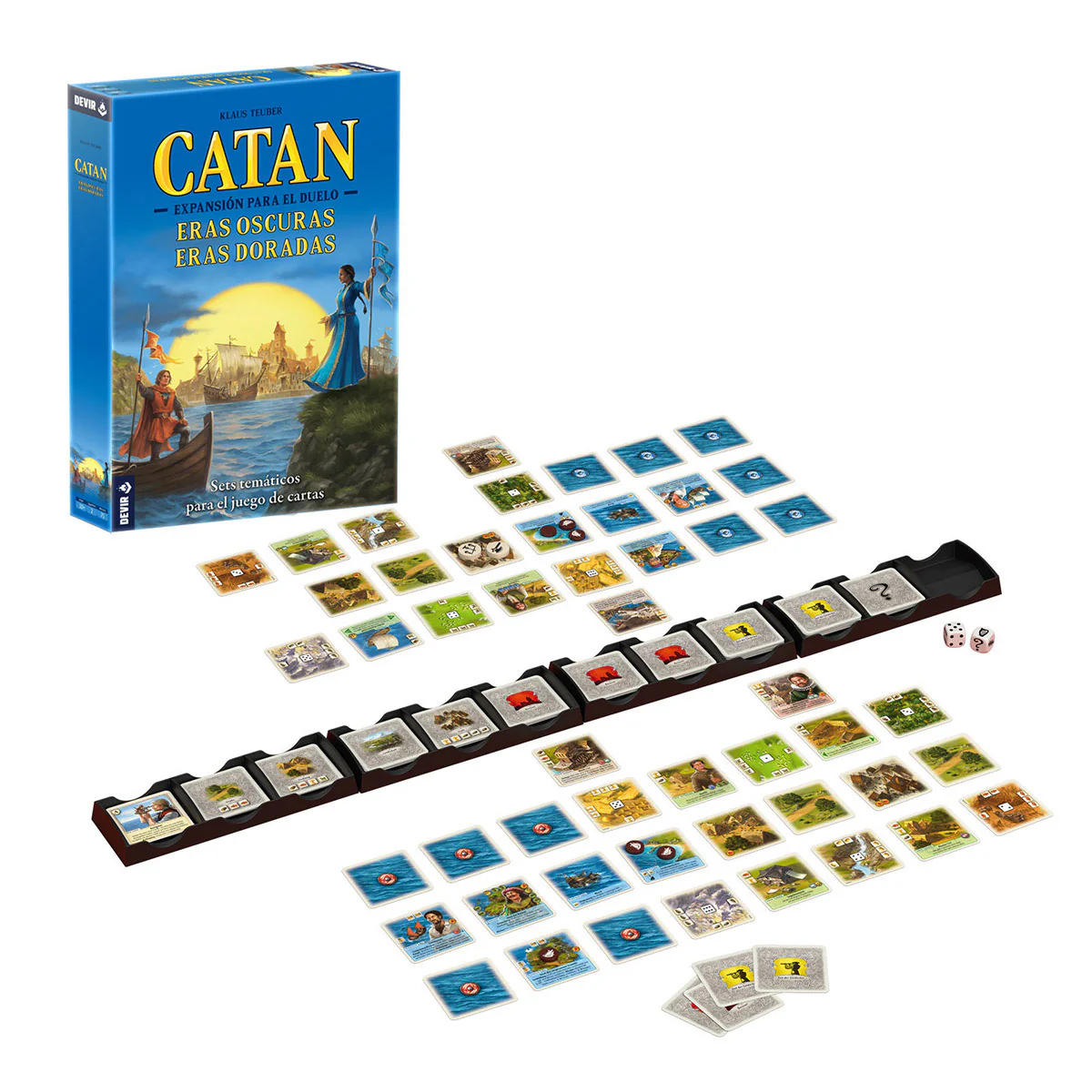 Catan Duelo Expansión Eras Oscuras Eras Doradas - Image 2