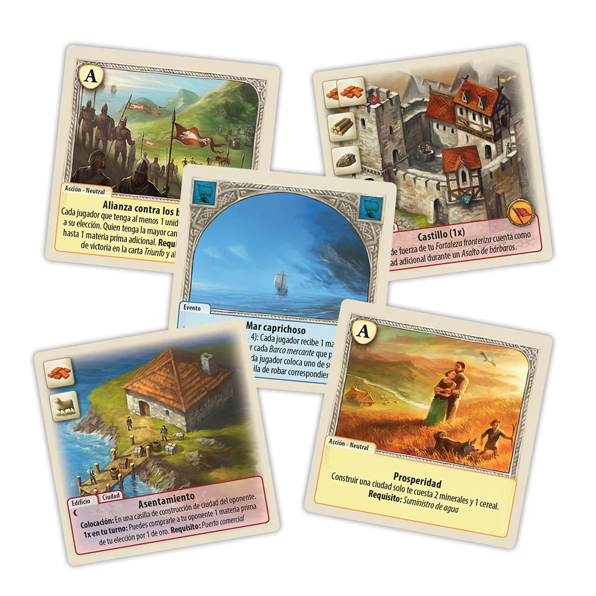 Catan Duelo Expansión Eras Oscuras Eras Doradas - Image 3
