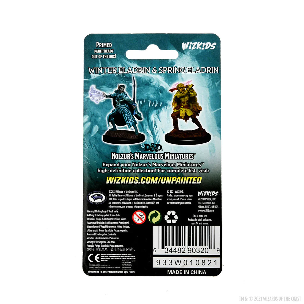 D&D Nolzur's Marvelous Minis: Winter Eladrin & Spring Eladrin - Image 2