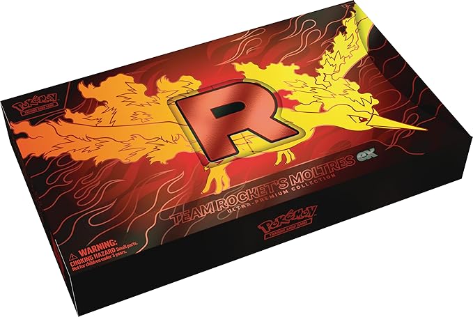 Pokémon TCG: Team Rocket’s Moltres Ex Ultra-Premium Collection (Inglés) - Image 3