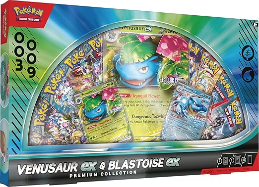 Pokémon TCG: Venusaur ex & Blastoise ex Premium Collection - Image 2