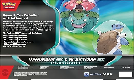 Pokémon TCG: Venusaur ex & Blastoise ex Premium Collection - Image 3