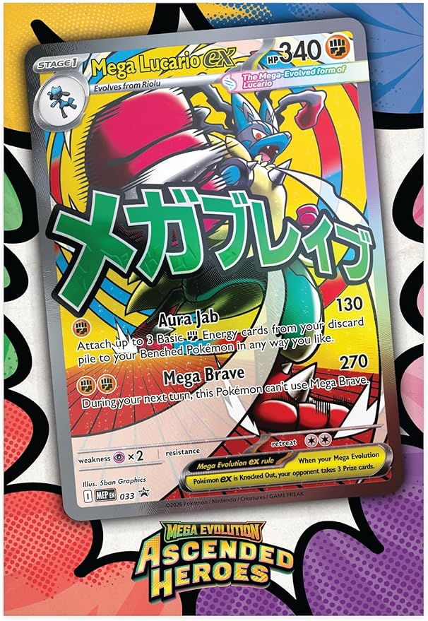 Premium Poster Collection Mega Lucario - Ascended Heroes Pokemon TCG - Image 2