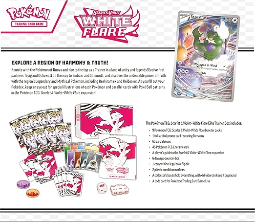White Flare Elite Trainer Box - ETB (Ingles) - Image 3